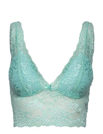 Nicole Top Lingerie Bras & Tops Soft Bras Tank Top Bras Blå Missya