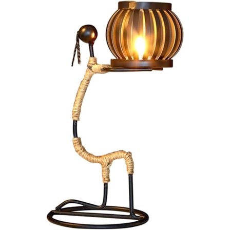 Personlig kreativ ljusstake, skurk imitation ljusstake restaurang bordsdekoration tillbehör, diskdekoration små prydnader (G)