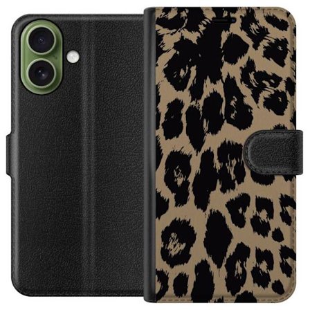 Kompatibelt Plånboksfodral till Apple Apple iPhone 17 Leopard