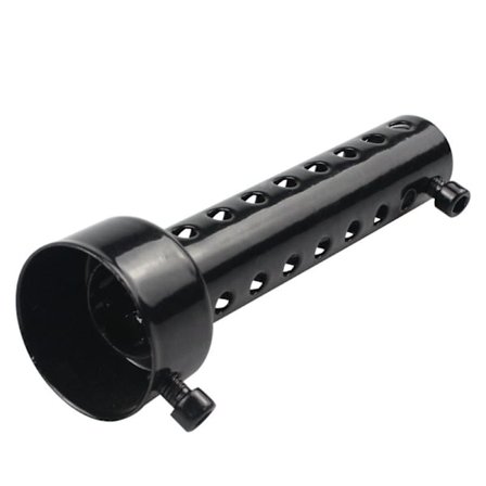 Svart 60mm motorcykelavgasljuddämpare motorcykelavgasljuddämpare kan inse