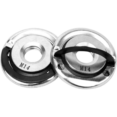 2 stk. M14 Hurtigudløsningsmøtrik til Vinkelsliber, Vinkelsliber Låsemøtrik