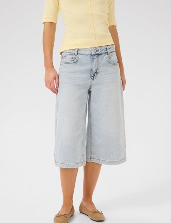 My Essential Wardrobe Dangomw 139 High X-Wide Shorts - Blue - 27