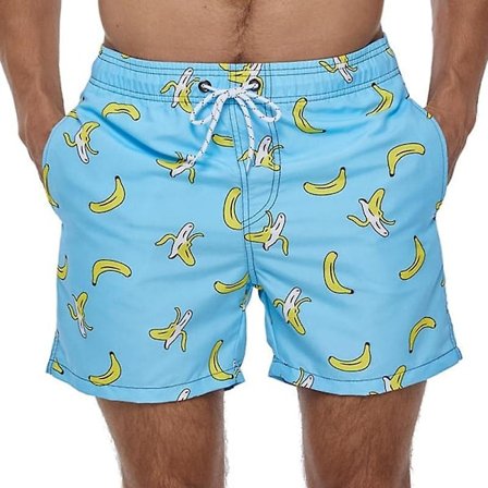 Opløselige badebukser Fødselsdagsspøg Sjov Bachelor Beach Party-gave til din bror Mist sine badebukser i poolen (FORSTÅ DET) Blue-Banana