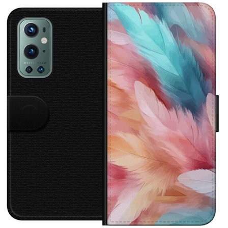 Kompatibelt Plånboksfodral till OnePlus OnePlus 9 Pro Fjädrar