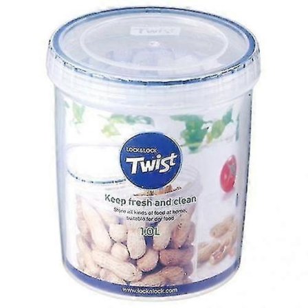 Lock & Lock Twist Rund 1L Madopbevaringsboks