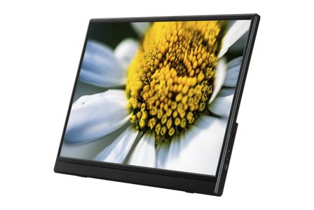 Ontario 15.6" Full-HD bærbar ekstraskjerm får strøm og videosignal gjennom USB-C-kabel