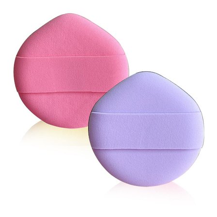 Sminkpuff, Foundation Powder, Kosmetisk Puff, 2 st