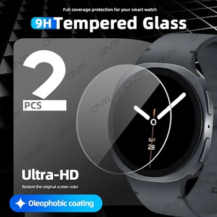 9H Härdat Glas för Samsung Galaxy Watch 8 Classic 40mm 44mm 46mm Ultra (2025) 47mm Skärmskydd Glas Ultra-HD Film