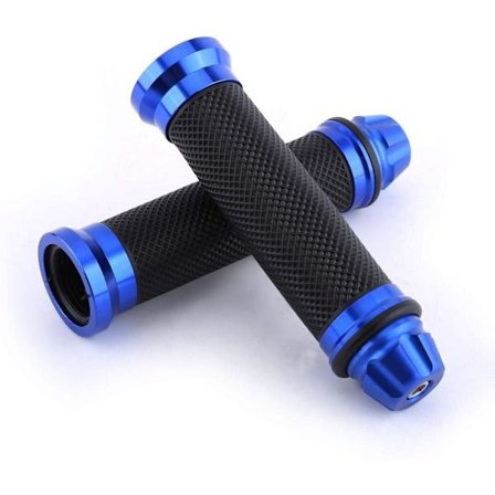 7/8 tum motorcykel styre grepp CNC aluminium gummi handgrepp universal för bar cykel cykel