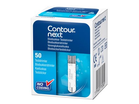 CONTOUR NEXT NEXT blodsukkerstrimler, 50 stk.