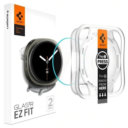 [2-pakke] Spigen Galaxy Watch 8 (40mm) skærmbeskytter i hærdet glas