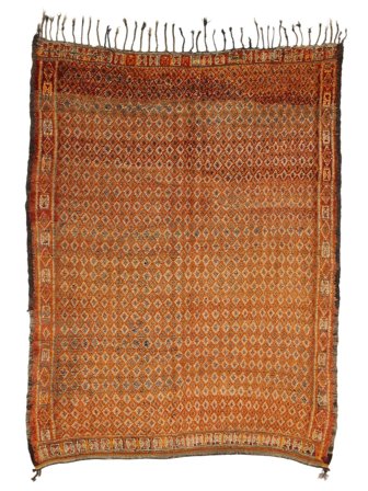 Annodato A Mano Berber Moroccan - Mid Atlas Vintage 192X250 Tappeto Di Lana