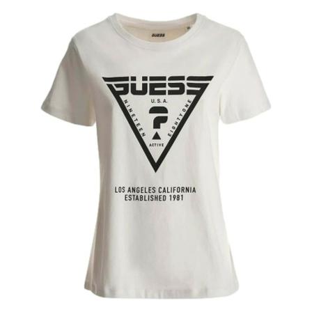Guess, T-Shirts Wit, Dames, Maat:M
