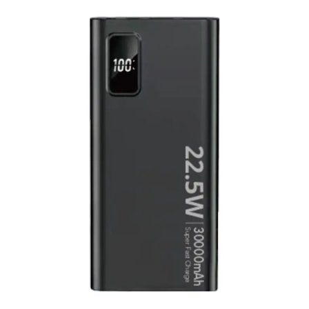 SiGN Super Powerbank 30000 mAh 22.5W - Svart