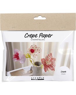 Mini Hobby Kreppapir Blomster - Creativ Company