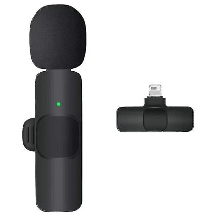 Langaton Lavalier-mikrofoni iPhone iPad Vlog Live Stream YouTube Tiktok -käyttöön