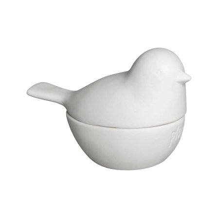 Fågelskål Liten Keramik Vit Pluto Produkter