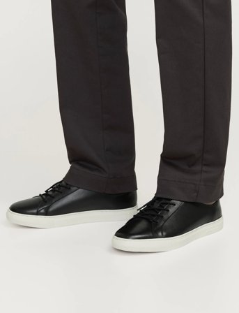 Jack & Jones Jfwgalaxy Leather - Black - 44