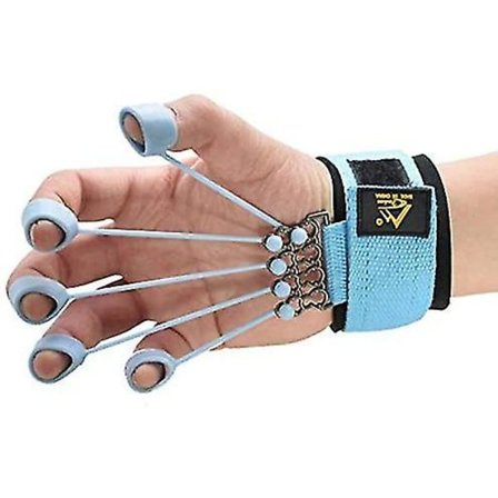 Finger Grip Strength Trainer, Finger Exercise 40lb Hand Extensor Curl([HK])