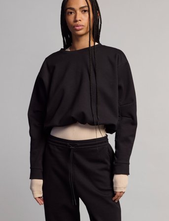 Champion Crewneck Sweatshirt - Black - XS