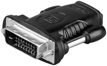 MicroConnect Video adapter - HDMI / DVI - HDMI (hunn) til DVI-D (hann)