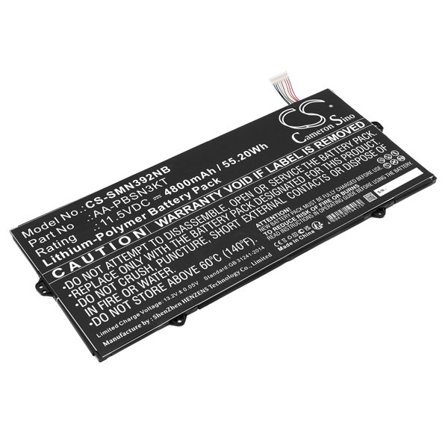 Batteri til bærbar PC for Samsung NP930MBE-K02HK, NP730XBE-K01CN og andre.
