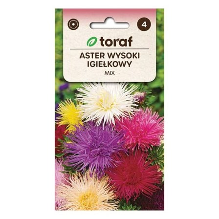 Siemeniä Chinese Needle Aster Mix - korkeakasvuinen ja värikäs kesäasteri