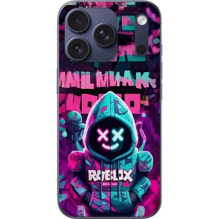 Kompatibel Mobilcover til Apple Apple iPhone 17 Pro Neon Hoodie Gamer stilfuldt motiv med gaminginspiration og neonfarver
