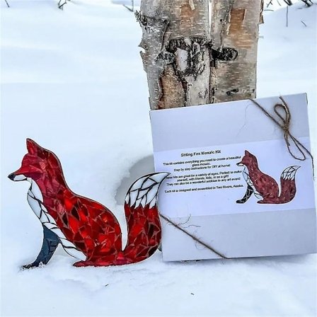 Bjerglandskab Akryl Mosaik DIY Kit, Mosaik Håndværk Materialepakke, DIY Mosaik Kit Mosaik Fliser Kit, Kreativ Gave Til Håndværksentusiaster Med Kort