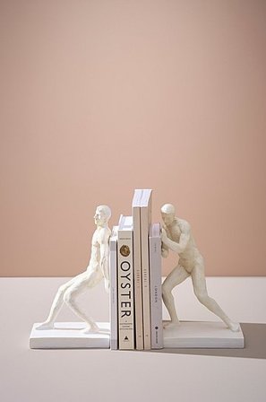 Jotex - Bücherstütze 2er-pack Weiß - PUSH - Kaufe Deko-Accessoires bei Jotex