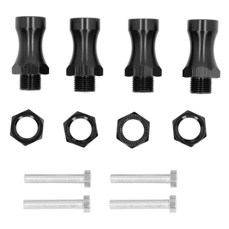 RC 12mm til 17mm Metal Hjulforlænger Hex Konverteringsadapter Bredere 30mm til 1/10 Off Road RC Bil Sort_xx