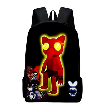Doors Roblox Figur Tecknad Skolväska Flickor Pojkar Ryggsäck F