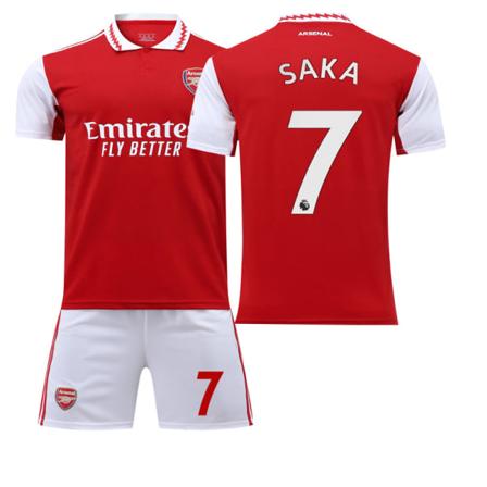 Arsenal Trøje 22/23 Fodboldtrøje NO.7 Saka XS (155-165cm)