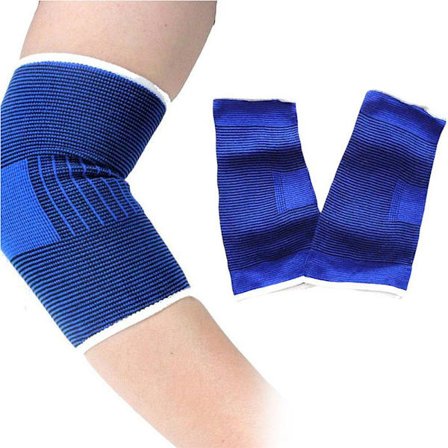 Elastiska armbågsskydd 2-pack