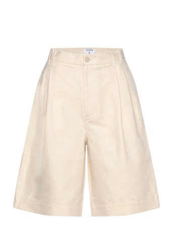 Filippa K Relaxed Pleated Cotton Linen S - Cream - 38