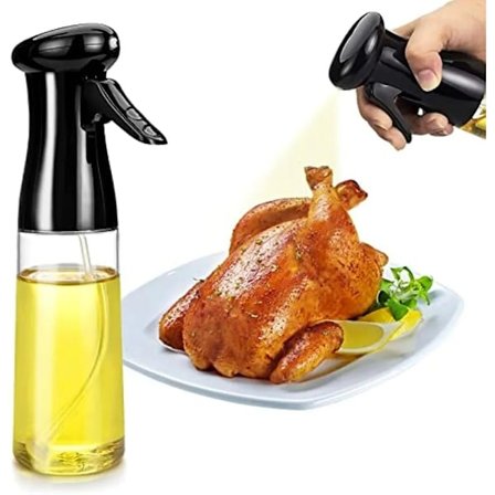 Olivoljespruta, 200 ml läckagesäker glasflaska för matlagning