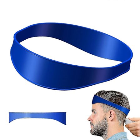 DIY Kotikäyttöön Kaareva Silikoninen Hiustenleikkuunauha Niskalinjan Ajo-ohjain ja Hiusten Trimmausopas Hiustenleikkuutyökalut - ANYOU