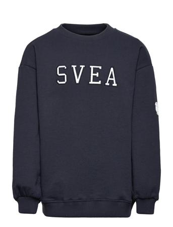 K. Logo Sweatshirt Sweat-shirt Genser Blå Svea