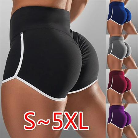 Dam Push Up Hot Shorts Sommar Sport Hög Midja Elastisk Fi