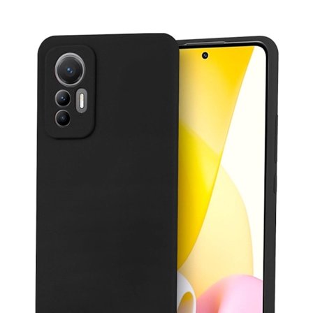 Xiaomi 12 Lite Silikonskal - Svart
