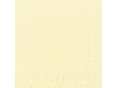 DUNI Servett 1-lags, enfärgad, 33 cm, krämfärgad 500/fp - Lyreco - Kök och servering - Servetter och dukar - Servett - 1-lagers