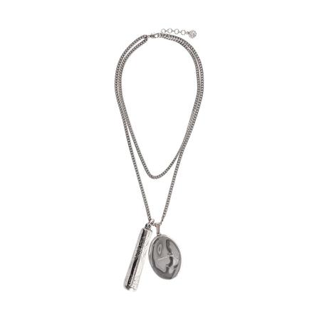 Alexander McQueen, Necklace Grijs, Dames, Maat:ONE Size