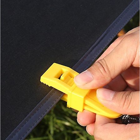 10 stk. gule presenningklemmer, teltklemmer, plastikklemmer, til camping baldakinklemmer sorte presenningklemmer markiser til udendørsaktiviteter