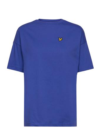 Over D T-Shirt T-shirt Top Blå Lyle & Scott