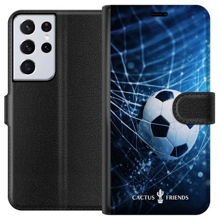Kompatibelt Plånboksfodral till Samsung Samsung Galaxy S21 Ultra 5G Cactus and Friends – GoalRush