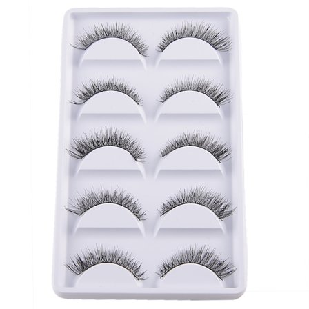 10stk Luksuriøse lange falske øyevipper - Fine