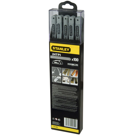 STANLEY 2-15-842 Baufilblad 300 mm, 24 TPI 5-pakning, Maskintilbehør & forbruk
