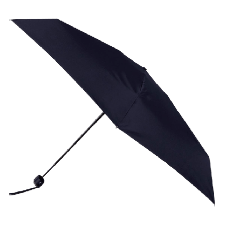 Totes Mini platt Eco Paraply Paraplyer & regnskydd Dam Blå ONESIZE