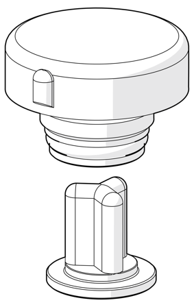 Oras 438090 Vakuumventil till vattenutkastare, Badrum