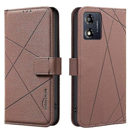 Geometrinen RFID-nahkainen puhelinkotelo